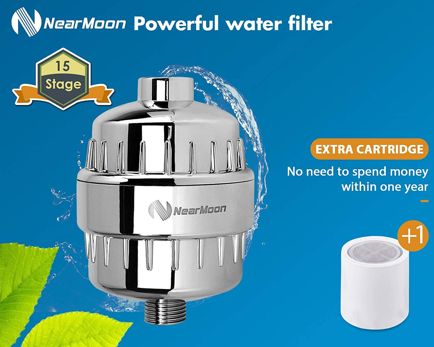 AquaFilter™ High Pressure Filtered Showerhead