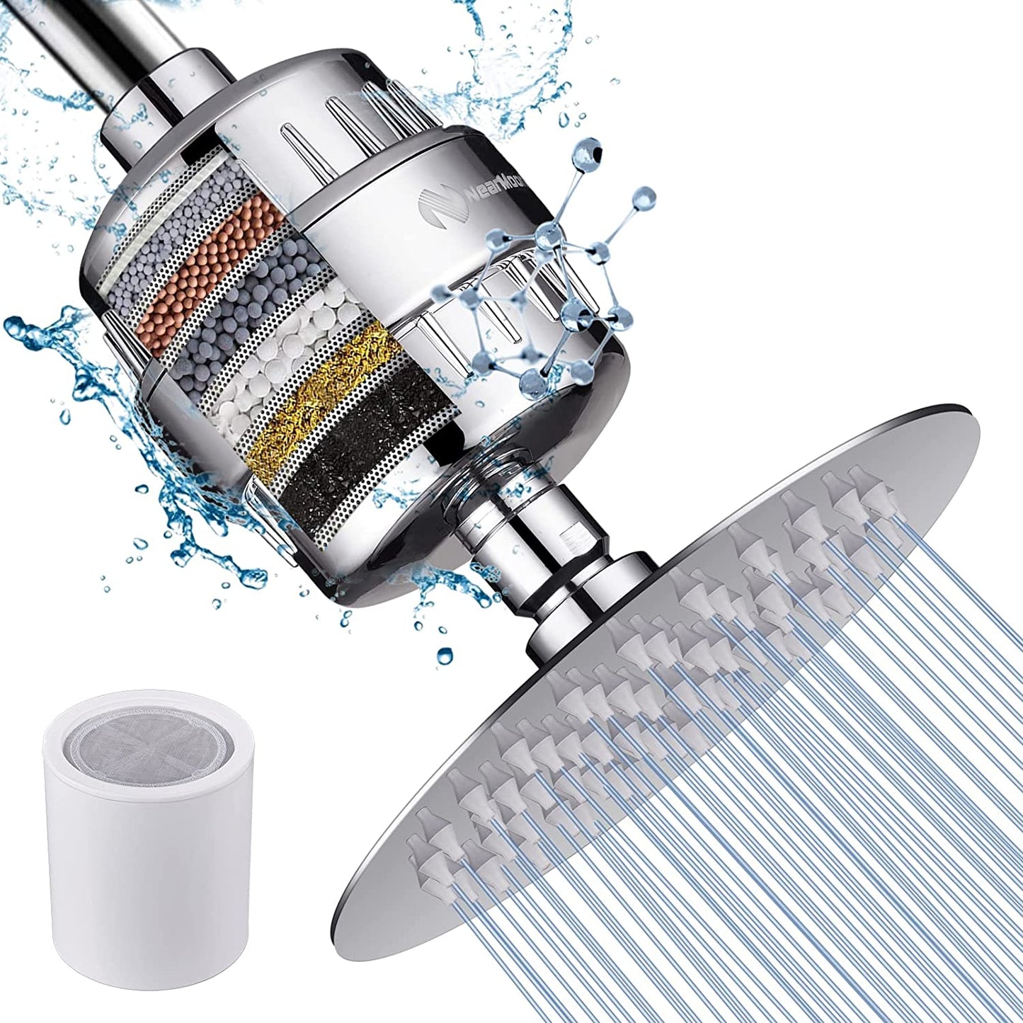 AquaFilter™ High Pressure Filtered Showerhead